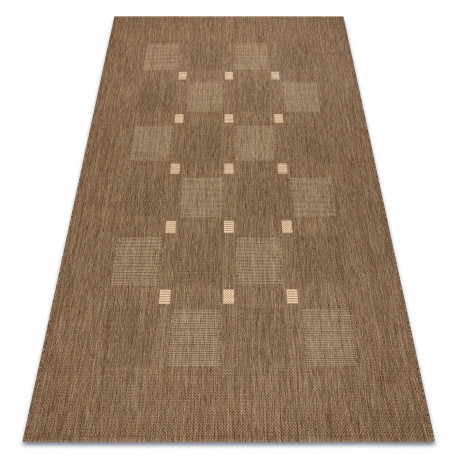 Covor țesut din sisal floorlux 20079 coffee / mais 80x150 cm