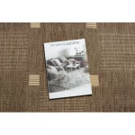 Covor țesut din sisal floorlux 20079 coffee / mais 80x150 cm