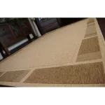 Covor țesut din sisal floorlux 20195 mais / coffee 80x150 cm