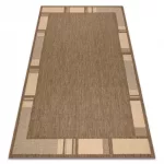 Covor țesut din sisal floorlux 20195 coffee / mais 80x150 cm