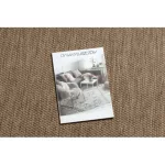 Covor țesut din sisal floorlux 20195 coffee / mais 80x150 cm