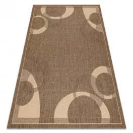   Covor țesut din sisal floorlux 20078 coffee / mais 160x230 cm