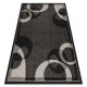 Tesut sizal floorlux covor  20078 negru / argint  160x230 cm