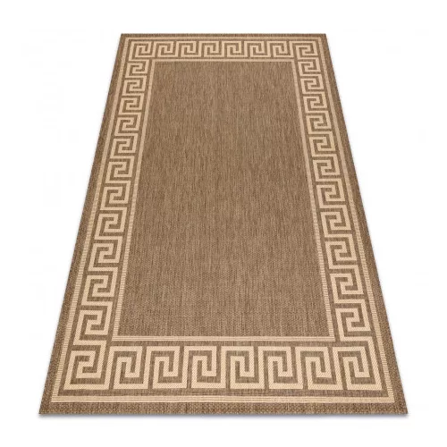 Covor țesut din sisal floorlux 20014 coffe / mais 140x200 cm