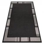 Tesut sizal floorlux covor 20195 negru / argint  140x200 cm