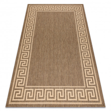 Covor țesut din sisal floorlux 20014 coffe / mais 120x170 cm