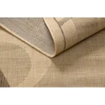 Covor țesut din sisal floorlux 20078 mais / coffee 120x170 cm