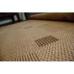 Covor țesut din sisal floorlux 20079 mais / coffee 60x110 cm