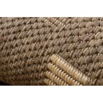Covor țesut din sisal floorlux 20079 coffee / mais 60x110 cm