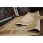 Covor țesut din sisal floorlux 20195 mais / coffee 60x110 cm