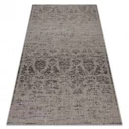   Covor țesut din sisal floorlux 20211 argint  / negru 160x230 cm
