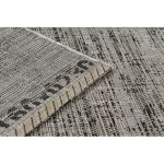 Covor țesut din sisal floorlux 20211 argint  / negru 160x230 cm