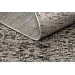 Covor țesut din sisal floorlux 20211 argint  / negru 140x200 cm