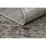 Covor țesut din sisal floorlux 20211 argint  / negru 120x170 cm