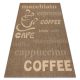 Covor țesut din sisal floorlux 20221 coffe / mais 120x170 cm