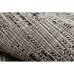 Covor țesut din sisal floorlux 20211 argint  / negru 60x110 cm