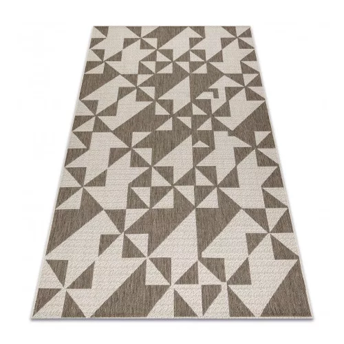 Covor țesut din sisal floorlux 20489 taupe Triunghi, 240x330 cm