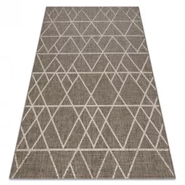   Covor țesut din sisal floorlux 20508 taupe / Șampanie Triunghi, 240x330 cm