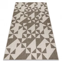   Covor țesut din sisal floorlux 20489 taupe Triunghi, 160x230 cm