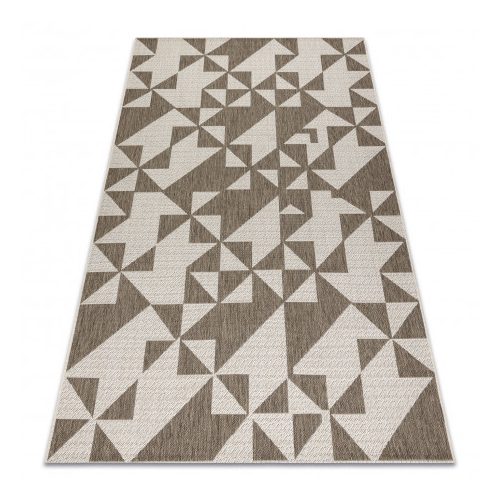 Covor țesut din sisal floorlux 20489 taupe Triunghi, 160x230 cm
