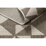 Covor țesut din sisal floorlux 20489 taupe Triunghi, 160x230 cm