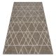 Covor țesut din sisal floorlux 20508 taupe / Șampanie Triunghi, 160x230 cm