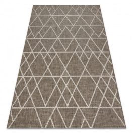   Covor țesut din sisal floorlux 20508 taupe / Șampanie Triunghi, 140x200 cm