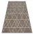 Covor țesut din sisal floorlux 20508 taupe / Șampanie Triunghi, 140x200 cm