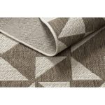 Covor țesut din sisal floorlux 20489 taupe Triunghi, 60x110 cm