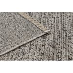 Covor floorlux țesut sisal 20389 argintiu / negru MIX 60x110 cm