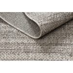 Covor floorlux țesut sisal 20389 argintiu / negru MIX 60x110 cm