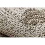 Covor țesut din sisal floorlux 20491 Flori, Șampanie / gri închis  140x200 cm
