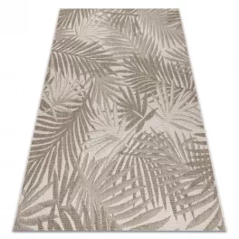   Covor țesut din sisal floorlux 20504 Frunze, Șampanie / gri închis 240x330 cm