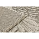 Covor țesut din sisal floorlux 20504 Frunze, Șampanie / gri închis 240x330 cm