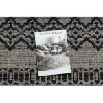 Covor țesut din sisal floorlux 20510 argint / negru 80x150 cm