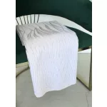  TRD. Perdea gata confecționată Dalí albă cu model modern de valuri 200x160cm