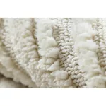 Covor SEVILLA AC53B dungi, alb franjuri Berber shaggy 120x170 cm