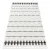 covor SEVILLA Y611A , DIAMANT maro/ Alb franjuri Berber shaggy 120x170 cm