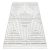 covor SEVILLA Z788A labirint alb /gri cu franjuri Berber shaggy 80x150 cm