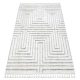 covor SEVILLA Z788A labirint alb /gri cu franjuri Berber shaggy 80x150 cm