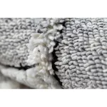 covor SEVILLA Z791C mozaik Gri  franjuri albe Berber shaggy 120x170 cm