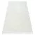 covor SEVILLA PC00B dungi Alb franjuri  Berber shaggy 120x170 cm