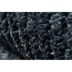 Covor SEVILLA PC00B dungi, albastru franjuri Berber shaggy 120x170 cm