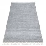 covor SEVILLA PC00B dungi Gri franjuri  Berber shaggy 120x170 cm