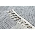 covor SEVILLA PC00B dungi Gri franjuri  Berber shaggy 120x170 cm