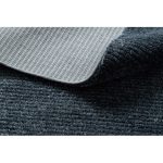 Covor SEVILLA PC00B dungi, albastru franjuri Berber shaggy 200x290 cm