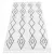 Covor BERBER UNION 3374 crem / gri franjuri shaggy 120x170 cm