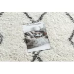 Covor BERBER UNION 3374 crem / gri franjuri shaggy 120x170 cm