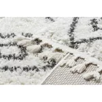Covor BERBER UNION 3374 crem / gri franjuri shaggy 120x170 cm
