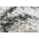 Covor BERBER UNION 3374 crem / gri franjuri shaggy 120x170 cm
